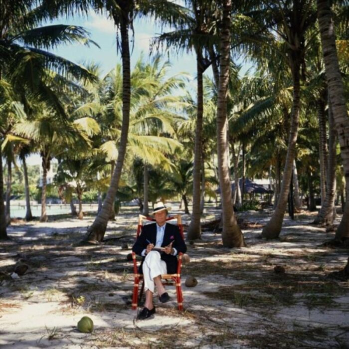 slim aarons abaco islander estate stamped photographic print 1986 2020s 0390