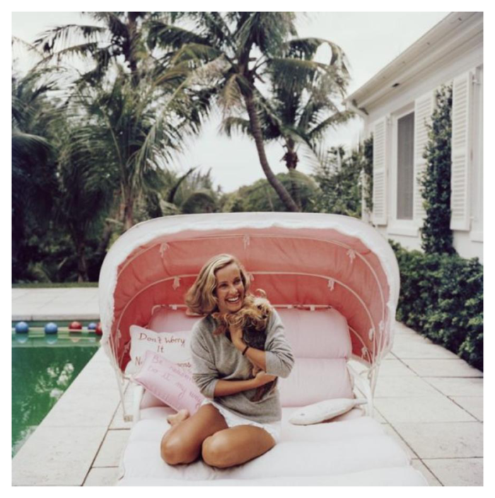 slim aarons alice topping estate stamped photographic print 1959 2020s 6240