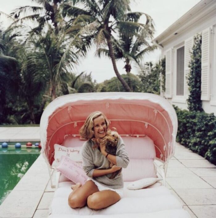 slim aarons alice topping estate stamped photographic print 1959 2020s 6565