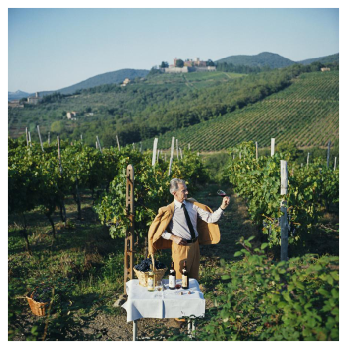 slim aarons barone bettino ricasoli estate stamped photographic print 1983 2020s 1770