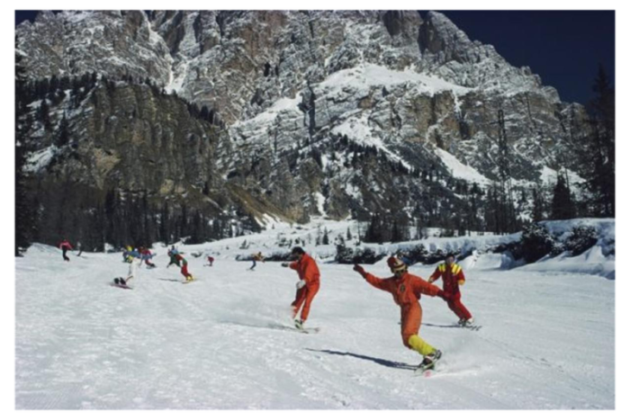 slim aarons cortina dampezzo estate stamped photographic print 1988 2020s 1668