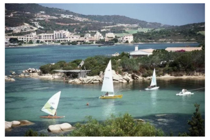 slim aarons costa smeralda sardinia estate stamped photographic print 1978 2020s 9024