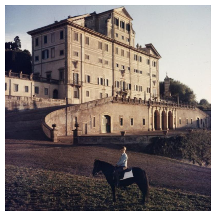 slim aarons don giovanni estate stamped photographic print 1955 2020s 3084