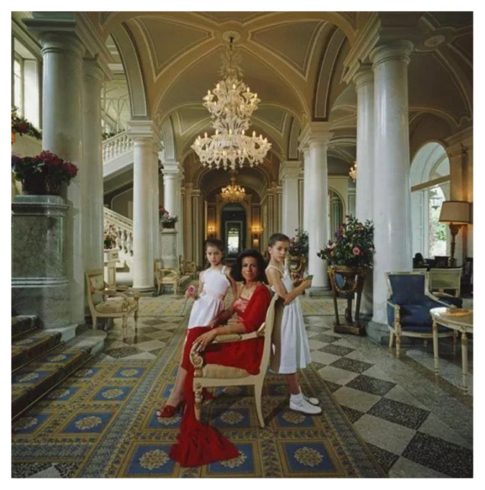 slim aarons droulers and daughters estate stamped photographic print 1984 2020s 8057