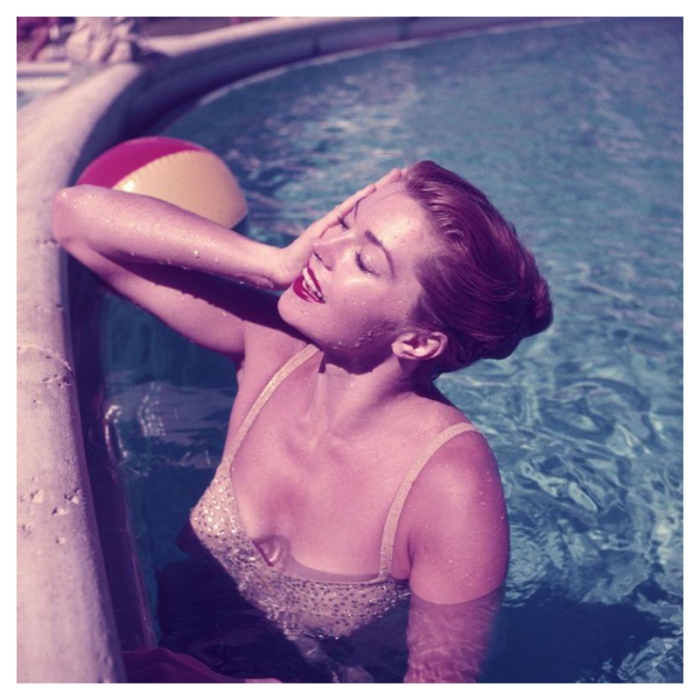 slim aarons esther williams estate stamped photographic print 1955 2020s 3284