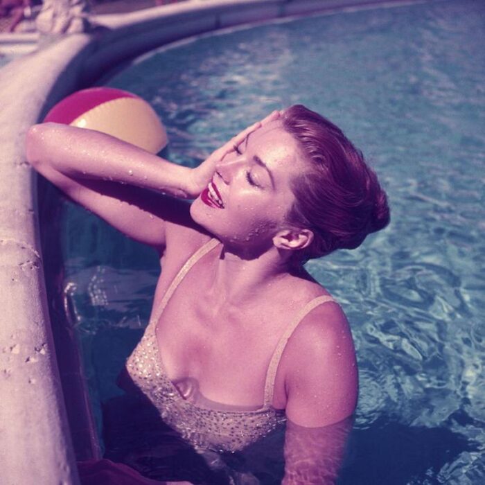 slim aarons esther williams estate stamped photographic print 1955 2020s 9667 scaled