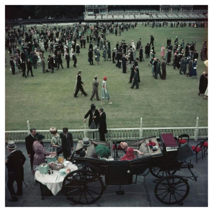 slim aarons eton harrow match estate stamped photographic print 1955 2020s 7263