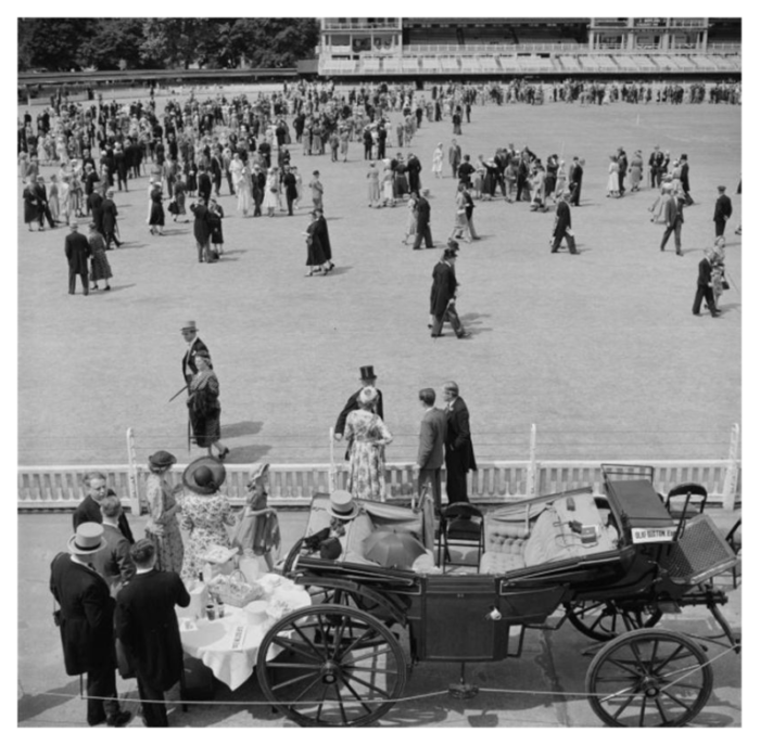 slim aarons eton vs harrow estate stamped photographic print 1955 2020s 2204