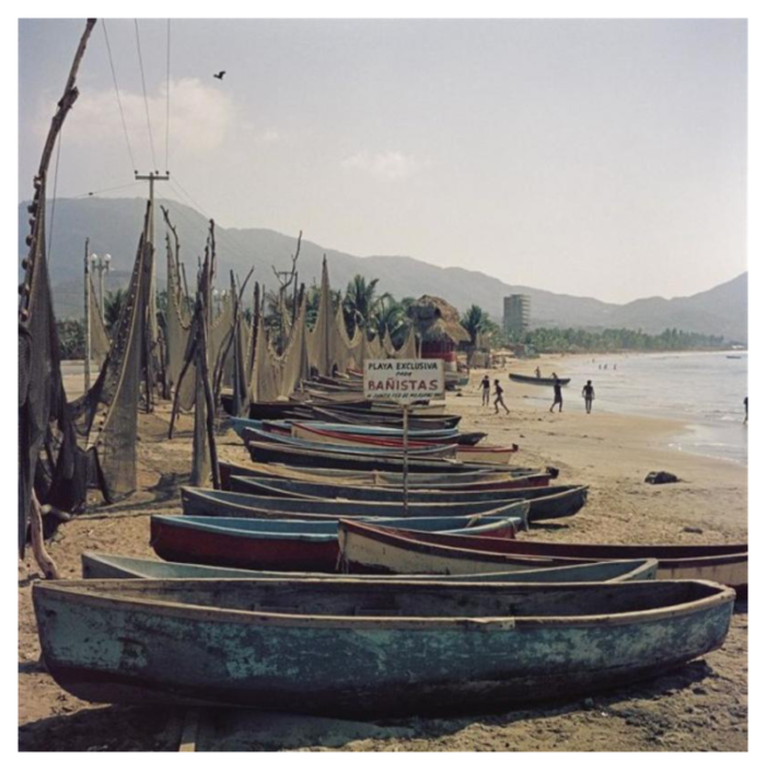 slim aarons fishing boats estate stamped photographic print 1952 2020s 4061