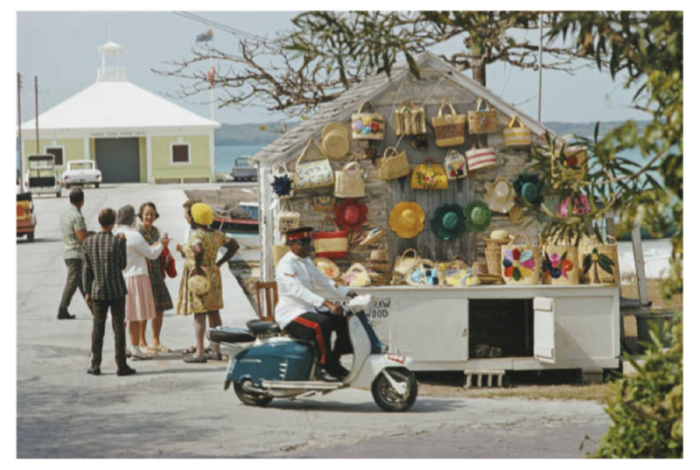 slim aarons harbour island estate stamped photographic print 1970 2020s 0221