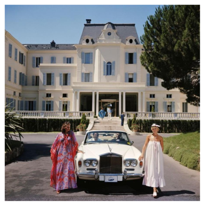 slim aarons hotel du cap eden roc estate stamped photographic print 1976 2020s 4454