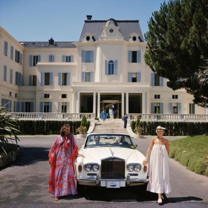 slim aarons hotel du cap eden roc estate stamped photographic print 1976 2020s 4670