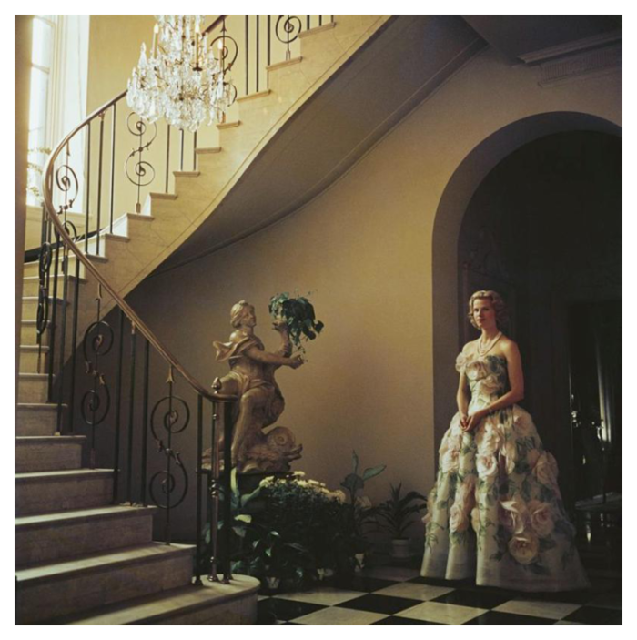 slim aarons muffy bancroft estate stamped photographic print 1958 2020s 4595