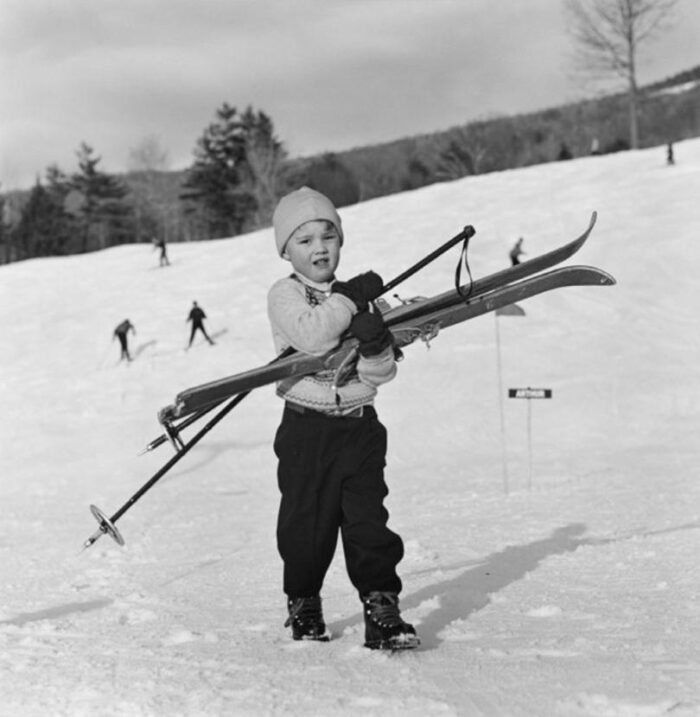 slim aarons new england skiing starters estate stamped photographic print 1955 2020s 3373 scaled