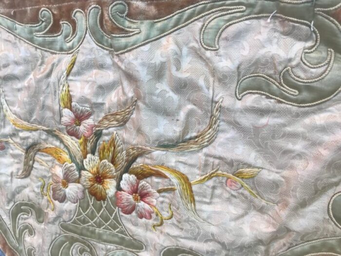 small antique french embroidery 7