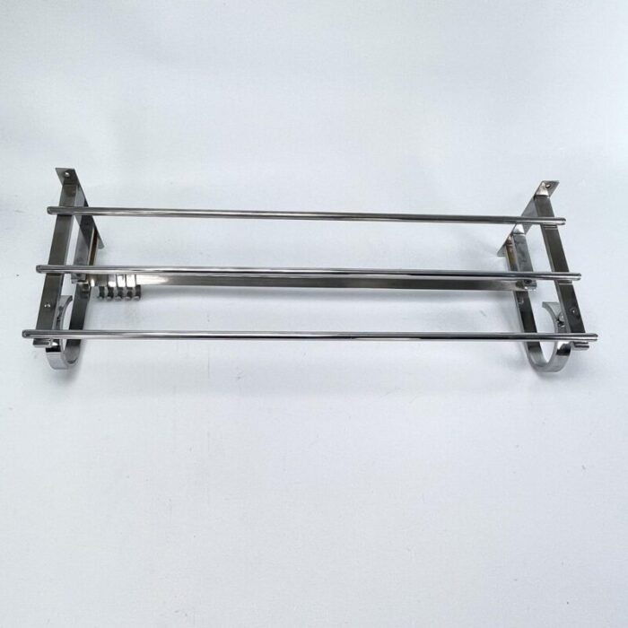 small art deco bauhaus coat rack in chrome 1930s 5