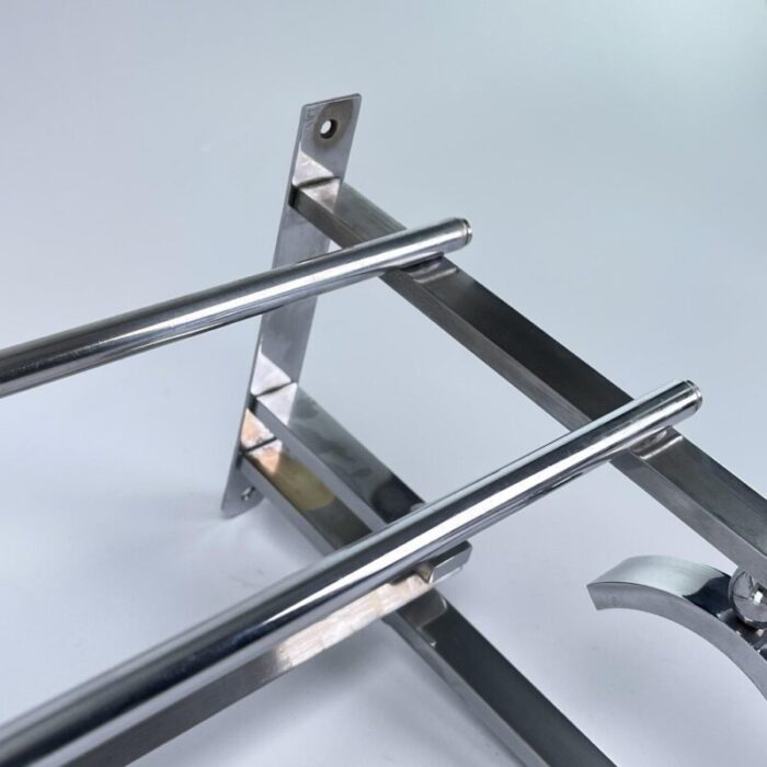 small art deco bauhaus coat rack in chrome 1930s 7