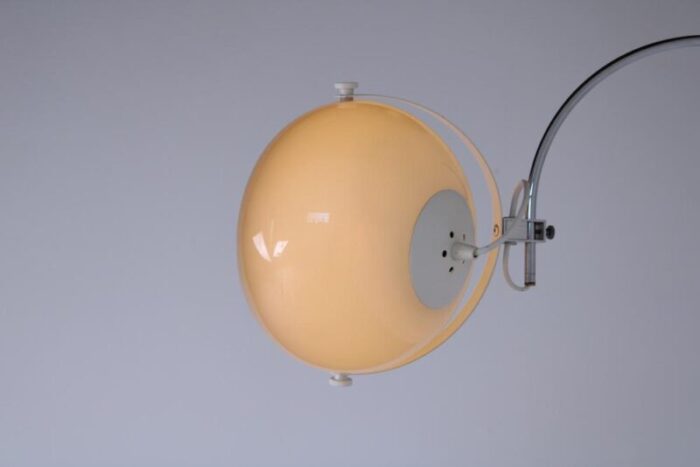 small swinging arm articulated arc wall lamp by anvia 1970s 3408