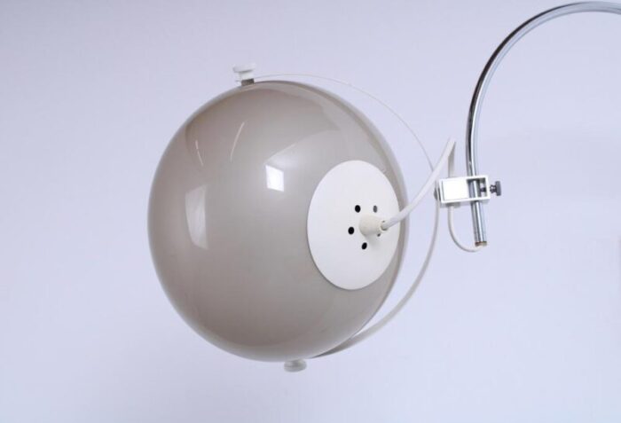 small swinging arm articulated arc wall lamp by anvia 1970s 4763