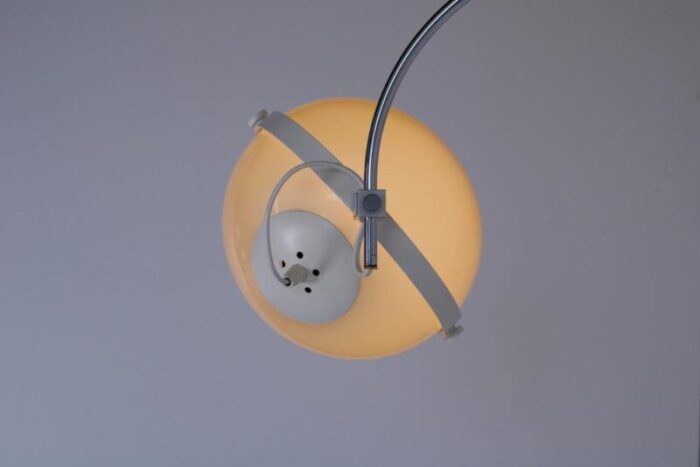 small swinging arm articulated arc wall lamp by anvia 1970s 6499