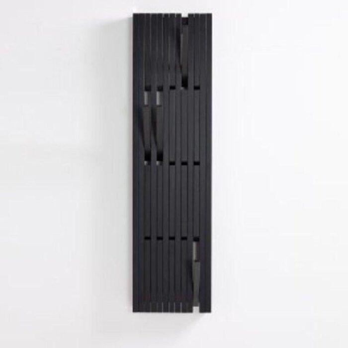 small wall mounted piano coat rack in black by patrick seha 2