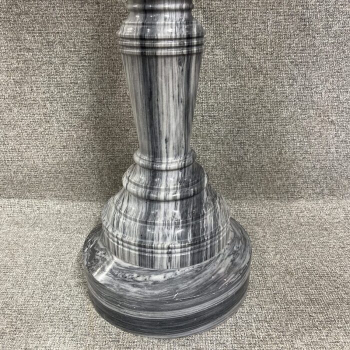 solid vintage rotating marble pedestal 4071