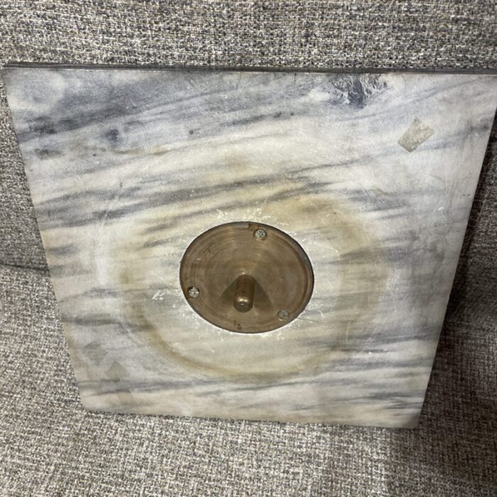 solid vintage rotating marble pedestal 7309