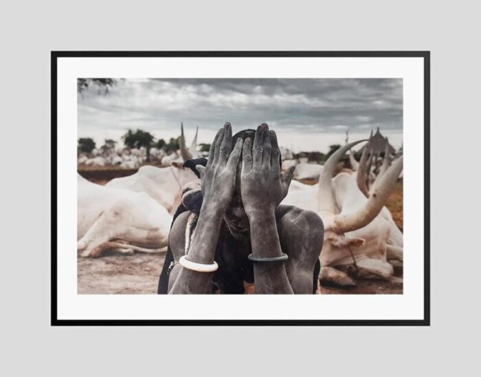 south sudan cattlemen limited edition framed print 8396