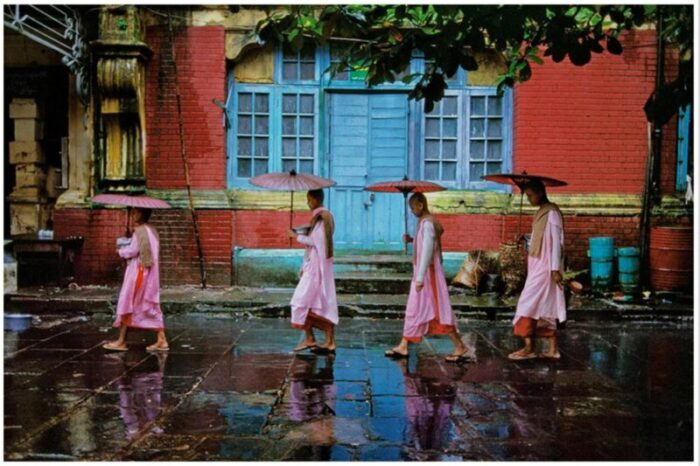 steve mccurry 1950 american steve mccurry procession of nuns rangoon burma signed 1994 2020s 7691