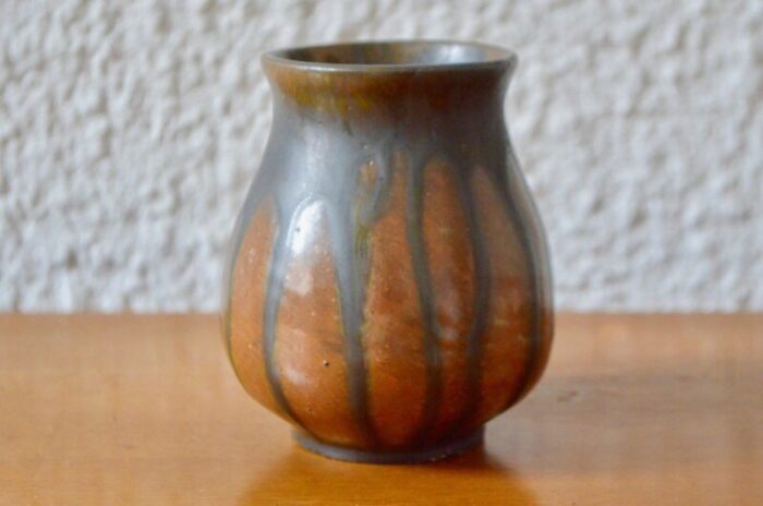 stoneware vase by fermand elchinger 1960s 1