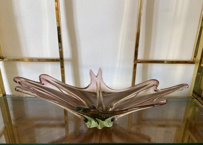 submerged murano glass centerpiece attributed to flavio poli 1960s 5