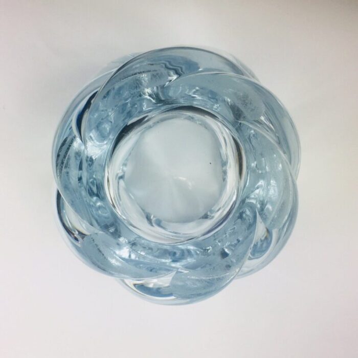 swedish art glass vase by edvin ohrstrom for orrefors 1980s 5