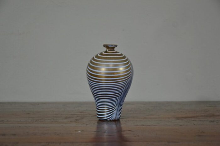 swedish blown glass vase by bertil vallien for kosta boda 1960s 1