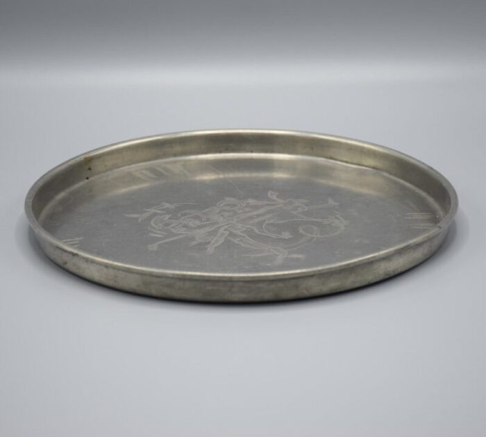 swedish tray in pewter by ossian elgstroem for company svenskt tenn 1932 2