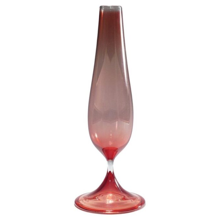 swedish tulip vase by nils landberg for orrefors 1957 1