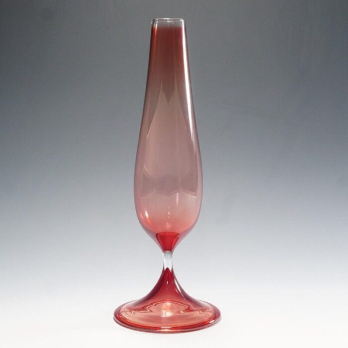 swedish tulip vase by nils landberg for orrefors 1957 2