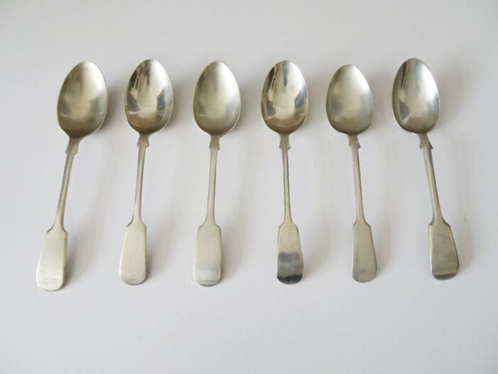 tablespoon in silver plated set of 6 1