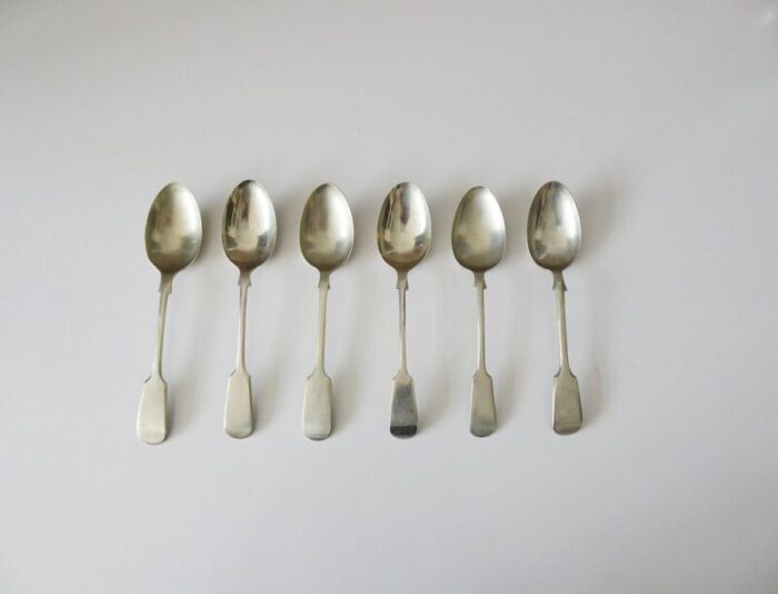 tablespoon in silver plated set of 6 15