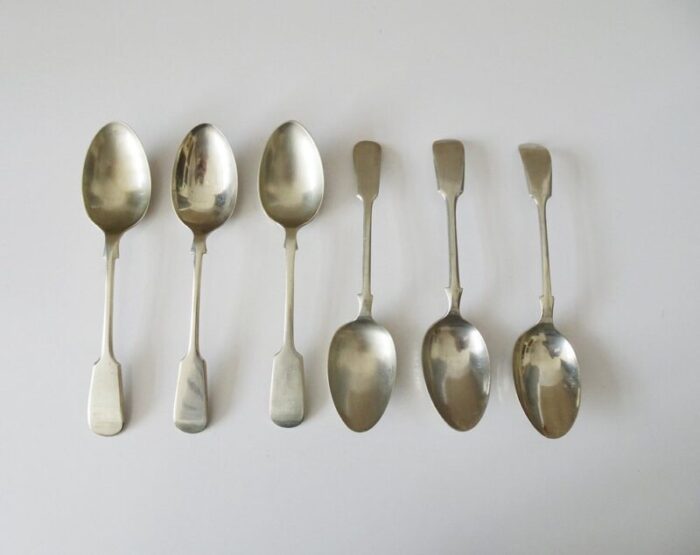 tablespoon in silver plated set of 6 16