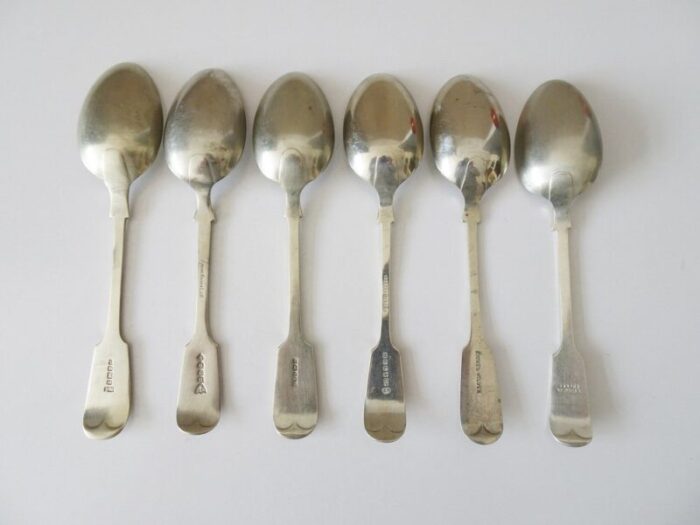 tablespoon in silver plated set of 6 2