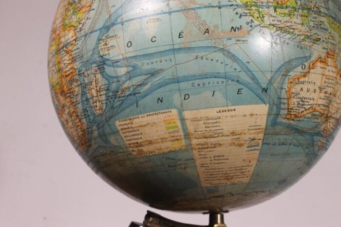 terrestrial globe by j forest paris 10