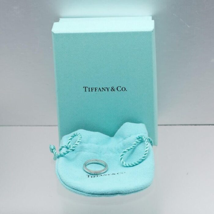 tiffany co milgrain ring 8