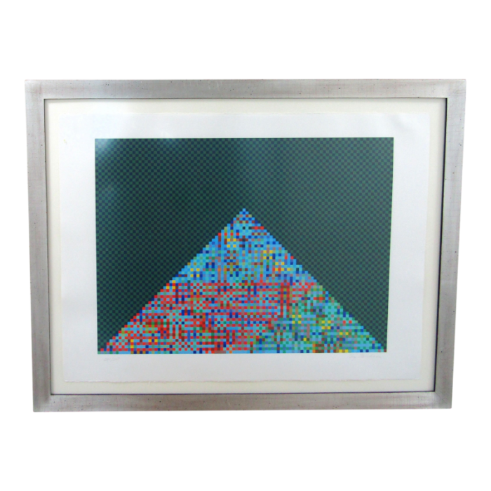 tony bechara puerto rico pyramid 1980 serigraph 201250 framed 5365