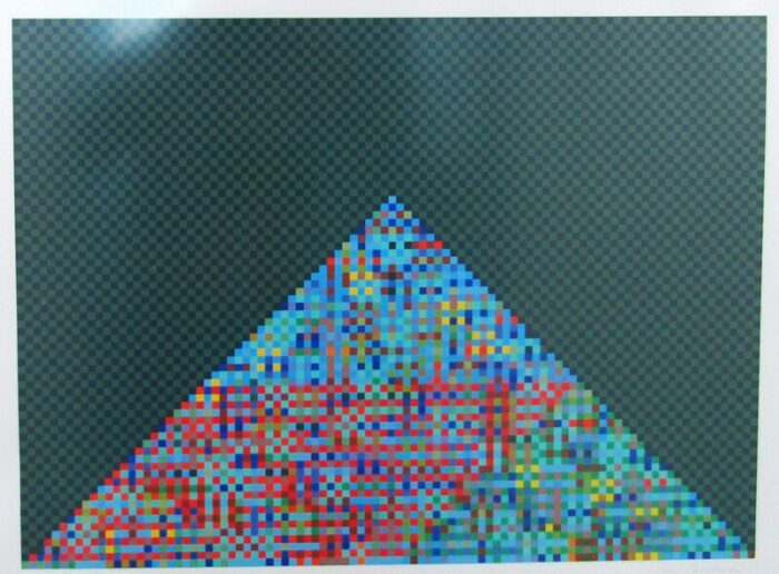 tony bechara puerto rico pyramid 1980 serigraph 201250 framed 6714