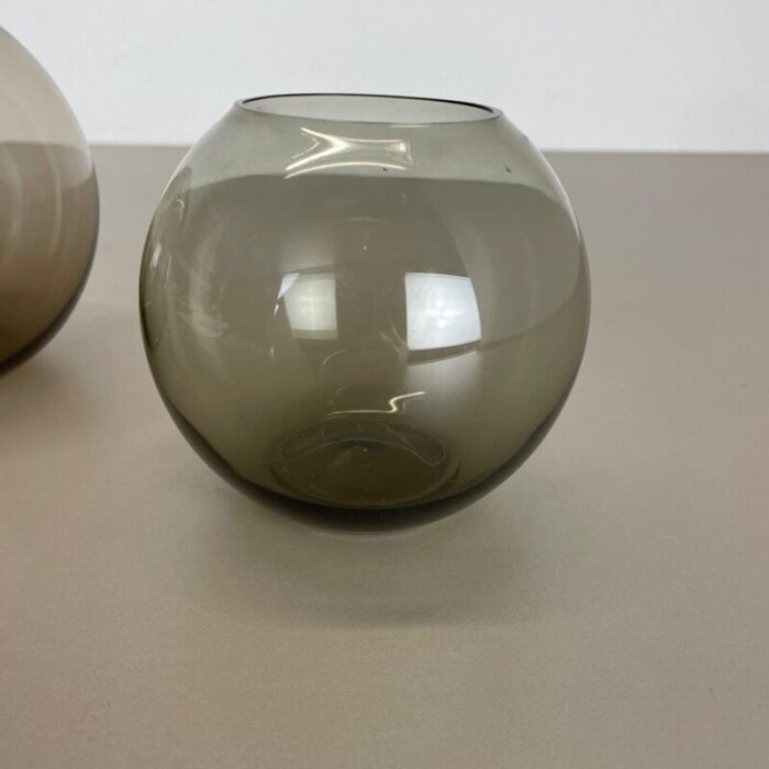 turmalin ball vases by wilhelm wagenfeld for wmf germany 1960s set of 2 10