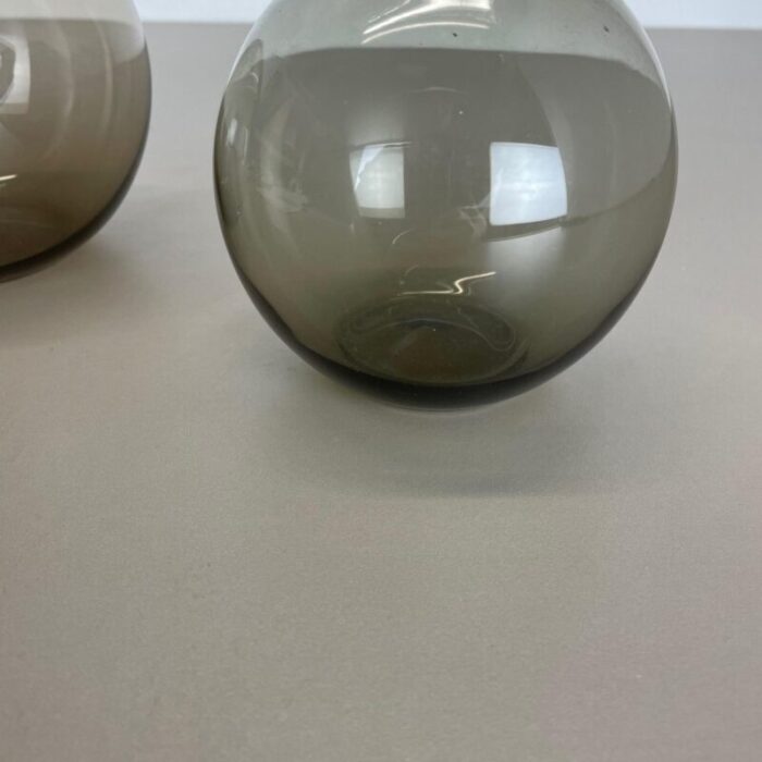 turmalin ball vases by wilhelm wagenfeld for wmf germany 1960s set of 2 13