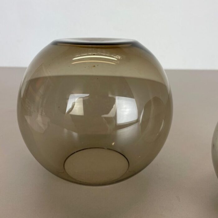 turmalin ball vases by wilhelm wagenfeld for wmf germany 1960s set of 2 15