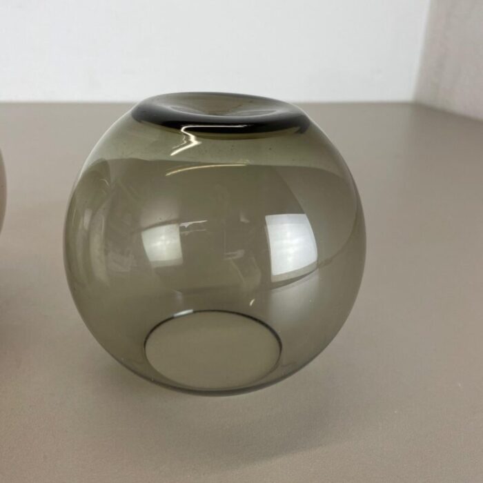 turmalin ball vases by wilhelm wagenfeld for wmf germany 1960s set of 2 16