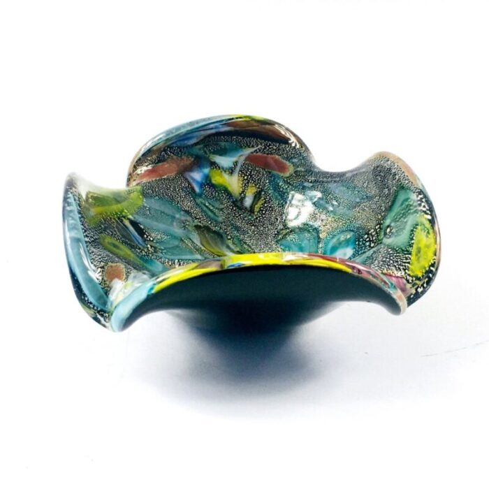 tutti frutti murano glass bowl by dino martens italy 1950s 1