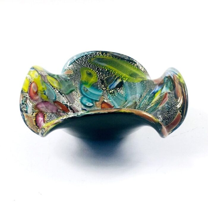 tutti frutti murano glass bowl by dino martens italy 1950s 3